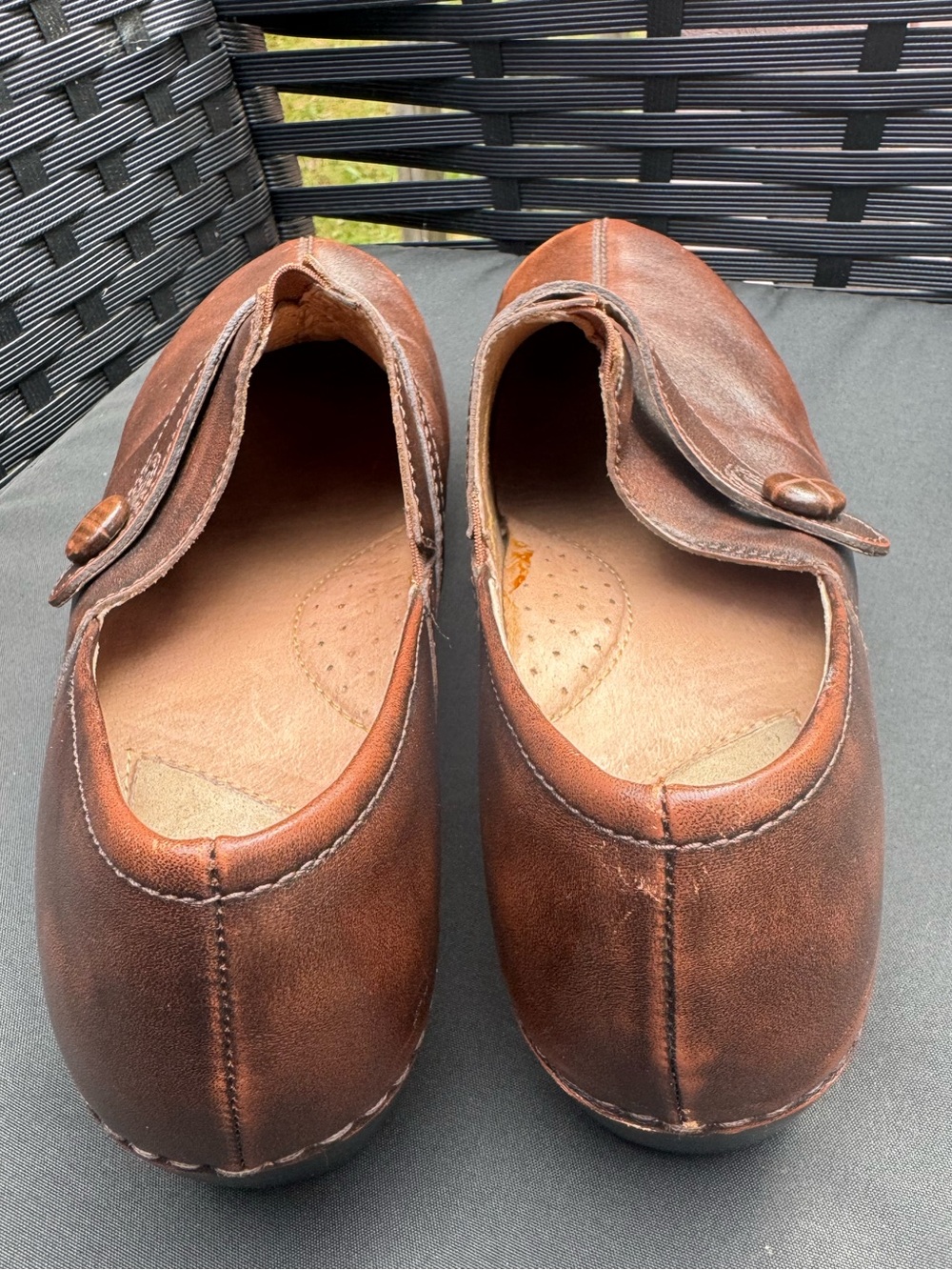 DANSKO LEATHER CLOGS - Picture 4 of 5